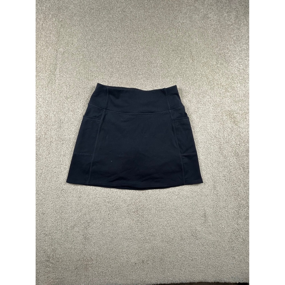 Skechers Los Angeles Womens XS Black Active Skort Side Pockets Tennis Golf Skirt - Picture 1 of 8